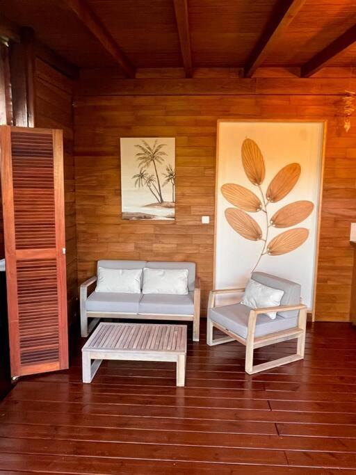 Villa Bungalow Avec Jacuzzi Privatif à Sainte-Rose Extérieur photo