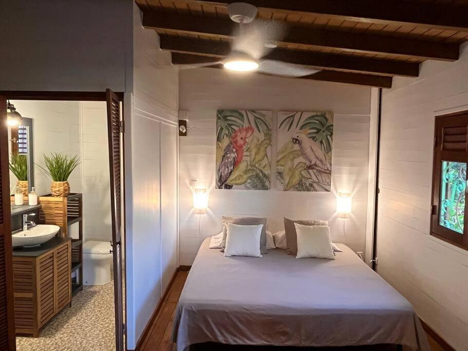 Villa Bungalow Avec Jacuzzi Privatif à Sainte-Rose Extérieur photo